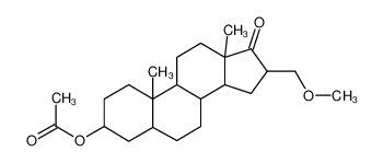 Acetic acid 16-methoxymethyl-10,13-dimethyl-17-oxo-hexadecahydro-cyclopenta[a]phenanthren-3-yl ester CAS:96464-84-5 manufacturer & supplier