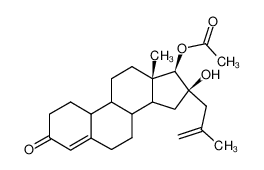 16α-(2-Methallyl)-16β-hydroxy-17β-acetoxy-4-oestren-3-on CAS:96465-16-6 manufacturer & supplier