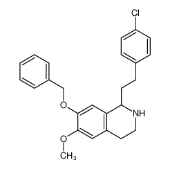 7-Benzyloxy-1-[2-(4-chloro-phenyl)-ethyl]-6-methoxy-1,2,3,4-tetrahydro-isoquinoline CAS:96466-70-5 manufacturer & supplier