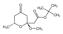 ((2R,6R)-2-Methoxy-6-methyl-4-oxo-tetrahydro-pyran-2-yl)-acetic acid tert-butyl ester CAS:96479-68-4 manufacturer & supplier