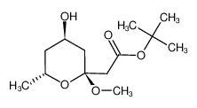 ((2R,4R,6R)-4-Hydroxy-2-methoxy-6-methyl-tetrahydro-pyran-2-yl)-acetic acid tert-butyl ester CAS:96479-69-5 manufacturer & supplier