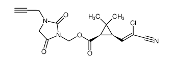 (2,5-dioxo-3-(prop-2-yn-1-yl)imidazolidin-1-yl)methyl (1R,3R)-3-((Z)-2-chloro-2-cyanovinyl)-2,2-dimethylcyclopropane-1-carboxylate CAS:96480-79-4 manufacturer & supplier