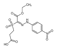 1-Ethoxycarbonyl-1-(4-nitro-phenylhydrazono)-2-thia-butan-carbonsaeure-(4)-dioxid-(2.2) CAS:96484-43-4 manufacturer & supplier