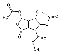 1,5-diacetoxy-6-chloro-3-oxo-hexahydro-cyclopenta[c]furan-4-carboxylic acid methyl ester CAS:96487-12-6 manufacturer & supplier