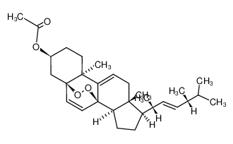 acetic acid-(5,8-epidioxy-5β,10α-ergosta-6,9(11),22t-trien-3β-yl ester) CAS:96488-12-9 manufacturer & supplier