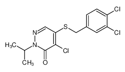 4-chloro-5-((3,4-dichlorobenzyl)thio)-2-isopropylpyridazin-3(2H)-one CAS:96489-65-5 manufacturer & supplier