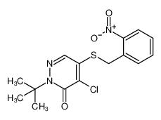 2-(tert-butyl)-4-chloro-5-((2-nitrobenzyl)thio)pyridazin-3(2H)-one CAS:96489-86-0 manufacturer & supplier