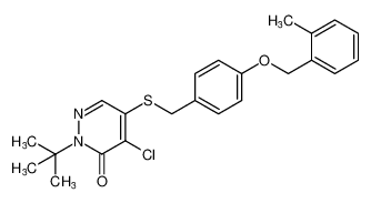 2-(tert-butyl)-4-chloro-5-((4-((2-methylbenzyl)oxy)benzyl)thio)pyridazin-3(2H)-one CAS:96489-91-7 manufacturer & supplier