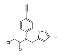 Acetamide, 2-chloro-N-(4-ethynylphenyl)-N-[(4-iodo-2-thienyl)methyl]- CAS:96491-03-1 manufacturer & supplier