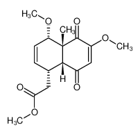 ((1R,4S,4aR,8aR)-4,6-Dimethoxy-4a-methyl-5,8-dioxo-1,4,4a,5,8,8a-hexahydro-naphthalen-1-yl)-acetic acid methyl ester CAS:96493-86-6 manufacturer & supplier