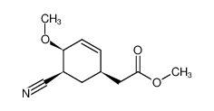 ((1R,4S,5S)-5-Cyano-4-methoxy-cyclohex-2-enyl)-acetic acid methyl ester CAS:96493-87-7 manufacturer & supplier