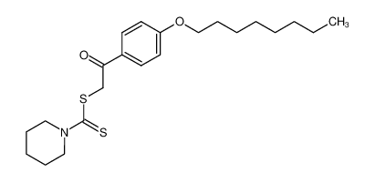 Piperidine-1-carbodithioic acid 2-(4-octyloxy-phenyl)-2-oxo-ethyl ester CAS:96498-46-3 manufacturer & supplier