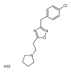 3-(4-Chloro-benzyl)-5-(2-pyrrolidin-1-yl-ethyl)-[1,2,4]oxadiazole; hydrochloride CAS:965-44-6 manufacturer & supplier