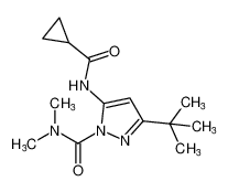 3-(tert-butyl)-5-(cyclopropanecarboxamido)-N,N-dimethyl-1H-pyrazole-1-carboxamide CAS:96512-15-1 manufacturer & supplier