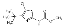 Carbamic acid, [5-chloro-4-(1,1-dimethylethyl)-2-thiazolyl]-, methyl ester CAS:96512-30-0 manufacturer & supplier