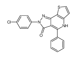 2-(4-Chloro-phenyl)-4-phenyl-2,5-dihydro-pyrazolo[3,4-d]thieno[3,2-b]pyridin-3-one CAS:96516-15-3 manufacturer & supplier