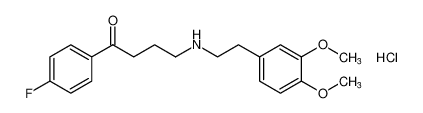 4-((3,4-dimethoxyphenethyl)amino)-1-(4-fluorophenyl)butan-1-one hydrochloride CAS:96517-38-3 manufacturer & supplier