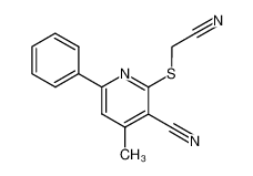 2-Cyanomethylsulfanyl-4-methyl-6-phenyl-nicotinonitrile CAS:96517-66-7 manufacturer & supplier