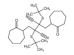 2,3-Bis-tert-butylsulfanyl-2,3-bis-(2-oxo-cycloheptylmethyl)-succinonitrile CAS:96519-62-9 manufacturer & supplier