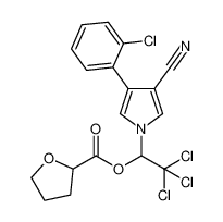 2,2,2-trichloro-1-(3-(2-chlorophenyl)-4-cyano-1H-pyrrol-1-yl)ethyl tetrahydrofuran-2-carboxylate CAS:96524-16-2 manufacturer & supplier