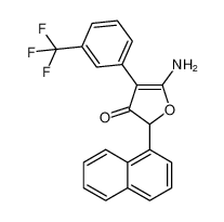 5-amino-2-(naphthalen-1-yl)-4-(3-(trifluoromethyl)phenyl)furan-3(2H)-one CAS:96525-49-4 manufacturer & supplier