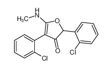 3(2H)-Furanone, 2,4-bis(2-chlorophenyl)-5-(methylamino)- CAS:96525-69-8 manufacturer & supplier