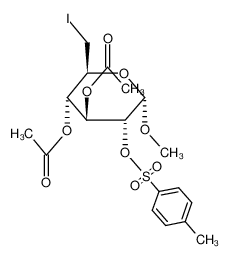 Methyl-2-O-p-toluolsulfonyl-3,4-di-O-acetyl-6-desoxy-6-iod-α-D-glucopyranosid CAS:96530-39-1 manufacturer & supplier