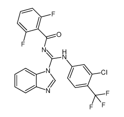 (E)-N-((1H-benzo[d]imidazol-1-yl)((3-chloro-4-(trifluoromethyl)phenyl)amino)methylene)-2,6-difluorobenzamide CAS:96531-52-1 manufacturer & supplier