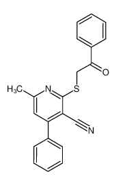 6-Methyl-2-(2-oxo-2-phenyl-ethylsulfanyl)-4-phenyl-nicotinonitrile CAS:96539-80-9 manufacturer & supplier