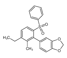 5-(6-Benzenesulfonyl-3-ethyl-2-methyl-phenyl)-benzo[1,3]dioxole CAS:96540-21-5 manufacturer & supplier