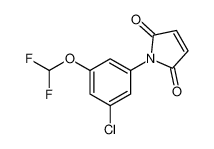 1H-Pyrrole-2,5-dione, 1-[3-chloro-5-(difluoromethoxy)phenyl]- CAS:96543-28-1 manufacturer & supplier