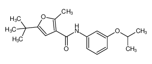 5-(tert-butyl)-N-(3-isopropoxyphenyl)-2-methylfuran-3-carboxamide CAS:96543-65-6 manufacturer & supplier