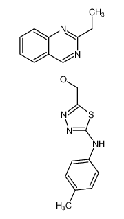 [5-(2-Ethyl-quinazolin-4-yloxymethyl)-[1,3,4]thiadiazol-2-yl]-p-tolyl-amine CAS:96547-18-1 manufacturer & supplier