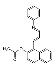 [1-[(E)-3-phenyliminoprop-1-enyl]naphthalen-2-yl] acetate CAS:96550-67-3 manufacturer & supplier