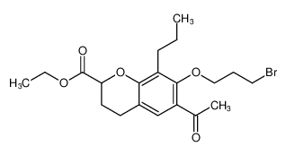 ethyl 6-acetyl-7-(3-bromopropoxy)-8-propylchromane-2-carboxylate CAS:96566-23-3 manufacturer & supplier