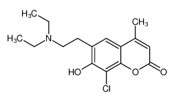 8-chloro-6-(2-(diethylamino)ethyl)-7-hydroxy-4-methyl-2H-chromen-2-one CAS:96567-61-2 manufacturer & supplier