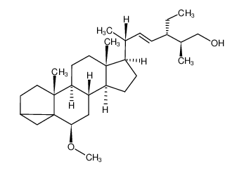 (22E,24S,25S)-6β-methoxy-3α,5-cyclo-5α-stigmast-22-en-26-ol CAS:96572-89-3 manufacturer & supplier