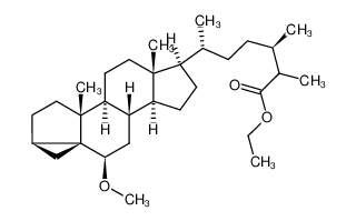 ethyl (24R)-6β-methoxy-24-methyl-3α,5-cyclo-5α-cholestan-26-oate CAS:96572-93-9 manufacturer & supplier