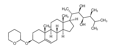 (2S,3R,4R,5S)-2-[(3S,8S,9S,10R,13S,14S,17R)-10,13-Dimethyl-3-(tetrahydro-pyran-2-yloxy)-2,3,4,7,8,9,10,11,12,13,14,15,16,17-tetradecahydro-1H-cyclopenta[a]phenanthren-17-yl]-5,6-dimethyl-heptane-3,4-diol CAS:96574-85-5 manufacturer & supplie