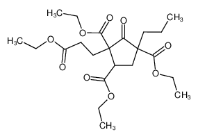 2-(2-Aethoxycarbonyl-aethyl)-5-propyl-cyclopentanon-2,3,5-tricarbonsaeure-triaethylester CAS:96577-51-4 manufacturer & supplier