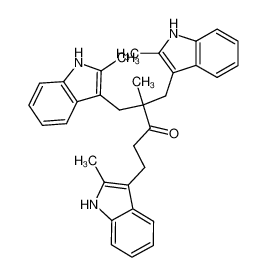 2-methyl-1,5-bis-(2-methyl-indol-3-yl)-2-(2-methyl-indol-3-ylmethyl)-pentan-3-one CAS:96582-60-4 manufacturer & supplier