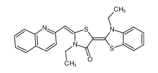 3-ethyl-5-(3-ethyl-3H-benzothiazol-2-ylidene)-2-quinolin-2-ylmethylene-thiazolidin-4-one CAS:96585-52-3 manufacturer & supplier