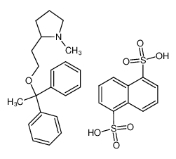 2-[2-(1,1-Diphenyl-ethoxy)-ethyl]-1-methyl-pyrrolidine; compound with naphthalene-1,5-disulfonic acid CAS:96589-33-2 manufacturer & supplier