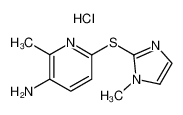 2-Methyl-6-(1-methyl-1H-imidazol-2-ylsulfanyl)-pyridin-3-ylamine; hydrochloride CAS:96592-35-7 manufacturer & supplier