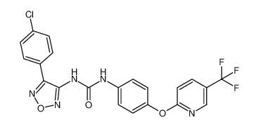 1-(4-(4-chlorophenyl)-1,2,5-oxadiazol-3-yl)-3-(4-((5-(trifluoromethyl)pyridin-2-yl)oxy)phenyl)urea CAS:96594-84-2 manufacturer & supplier