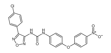 1-(4-(4-chlorophenyl)-1,2,5-oxadiazol-3-yl)-3-(4-(4-nitrophenoxy)phenyl)urea CAS:96594-88-6 manufacturer & supplier