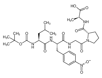 ((S)-2-((S)-2-((tert-butoxycarbonyl)amino)-4-methylpentanamido)-3-(4-nitrophenyl)propanoyl)glycyl-L-prolyl-L-alanine CAS:96596-22-4 manufacturer & supplier