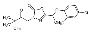 5-(1-(4-chloro-2-methylphenoxy)ethyl)-3-(3,3-dimethyl-2-oxobutyl)-1,3,4-oxadiazol-2(3H)-one CAS:96596-70-2 manufacturer & supplier