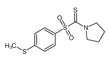 Pyrrolidine, 1-[[[4-(methylthio)phenyl]sulfonyl]thioxomethyl]- CAS:96599-17-6 manufacturer & supplier