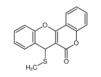 7-Thiomethyl-6H,7H-(1)benzopyrano(4,3-b)(1)benzopyran-6-one CAS:96600-99-6 manufacturer & supplier